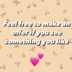 Offers welcome 🤗💞